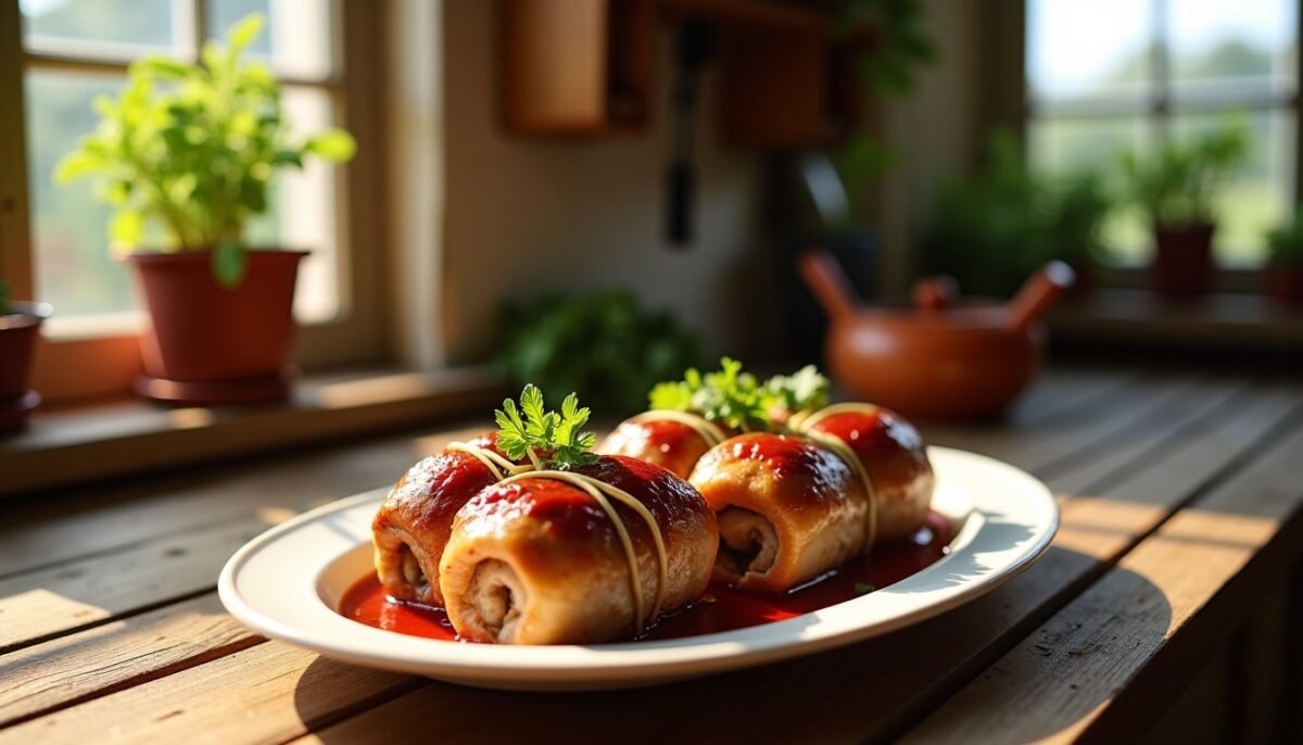 Paupiettes de porc au four : recette simple pour une cuisson impeccable