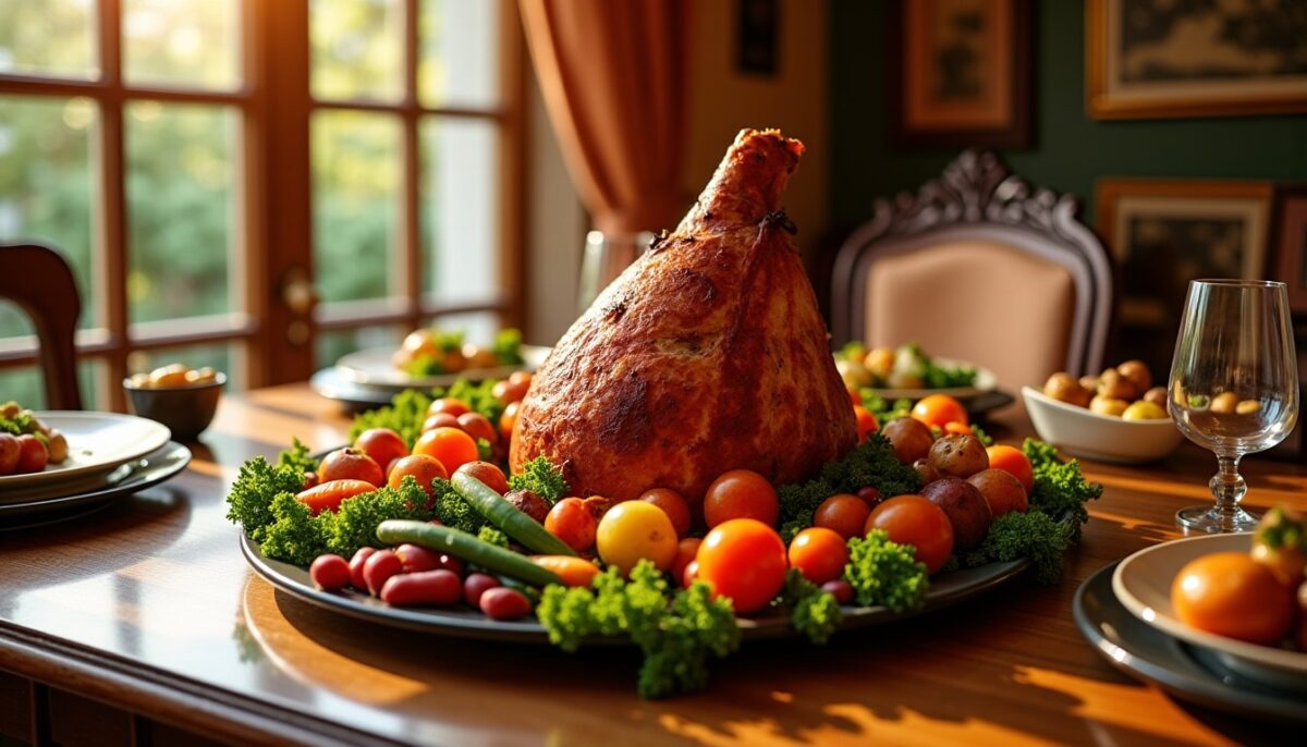 Accompagnements de légumes savoureux et simples pour jambon en croûte