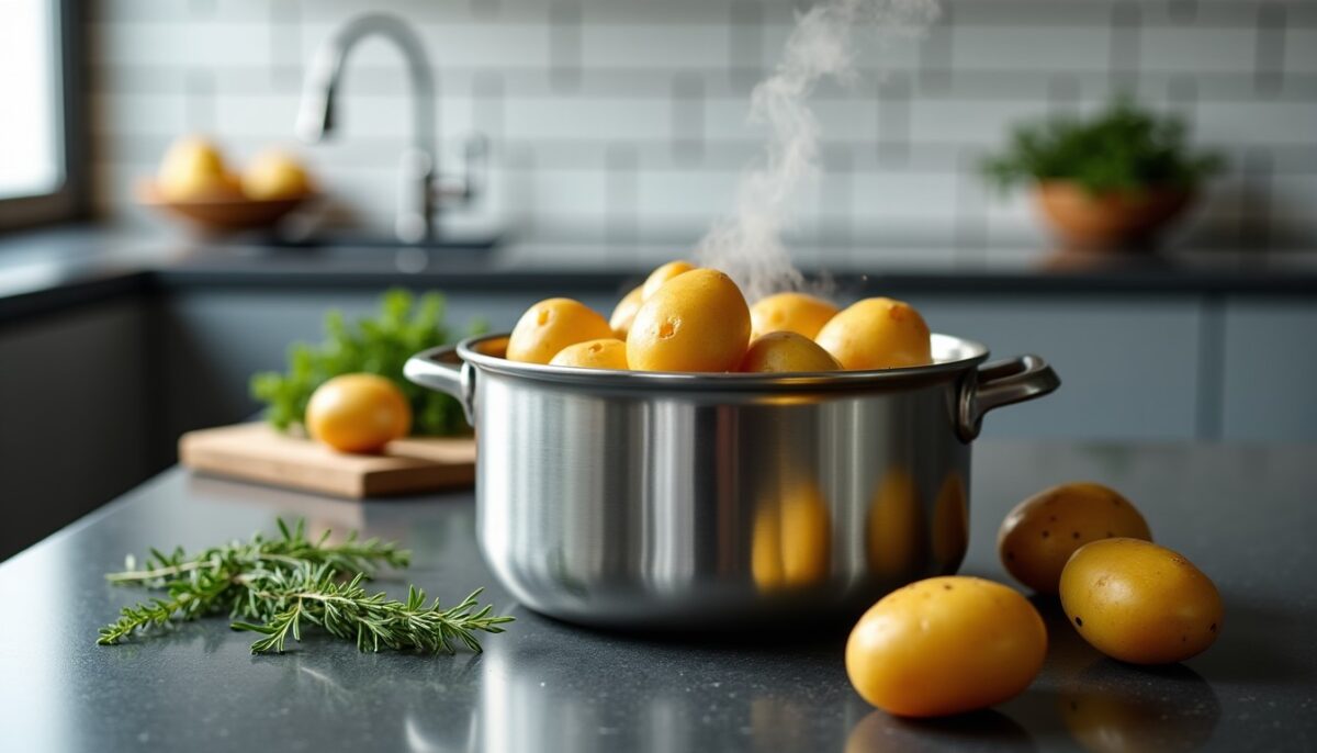 Cuisson des pommes de terre à la cocotte-minute : guide complet et temps parfaits