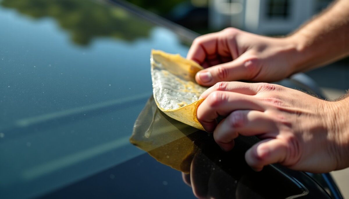 Astuce pratique : retirer facilement un film protecteur durci par le soleil
