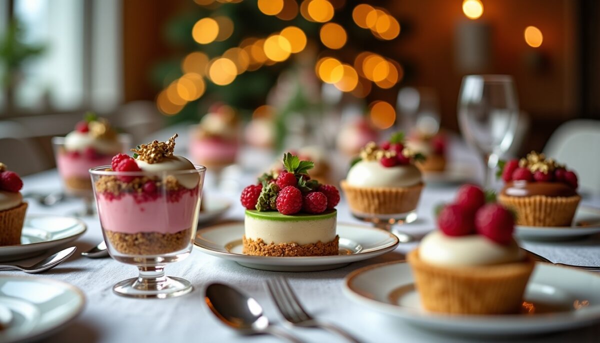 Desserts élégants pour sublimer votre table de Noël autrement que la bûche classique