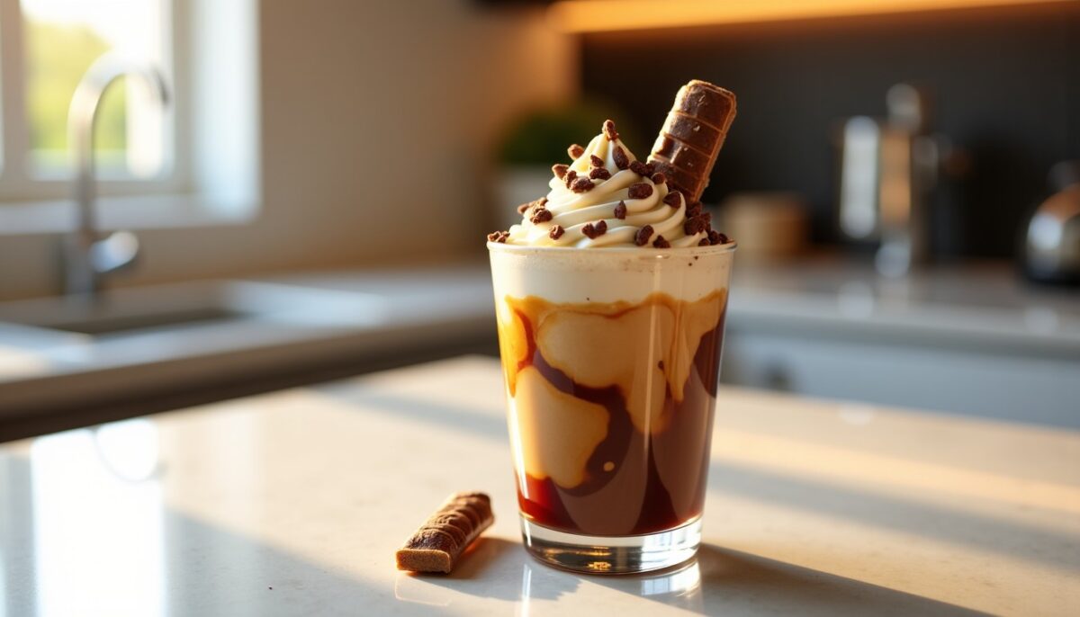 Découvrez la recette gourmande et facile du cocktail gourmand au bonbon Twix à tester absolument